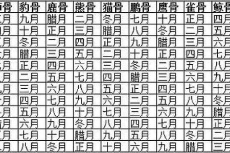 摸骨算命口诀