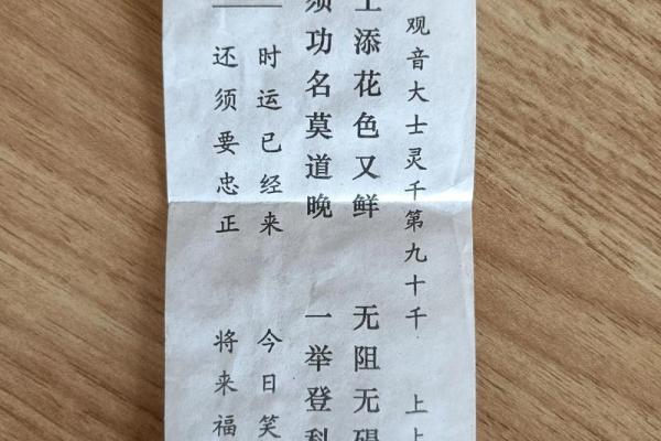 诸葛亮灵签七十七签