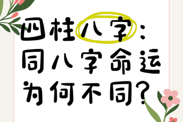 八字一样为什么命运不完全相同？