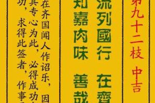 石竹山九仙君灵签54解签