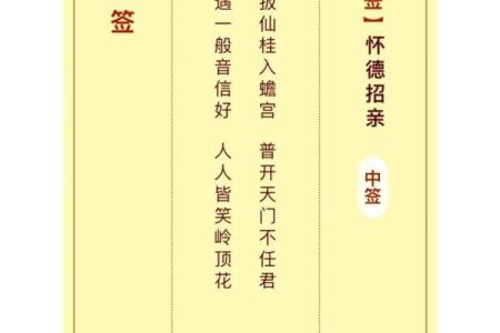 观音灵签第三十签详细解释