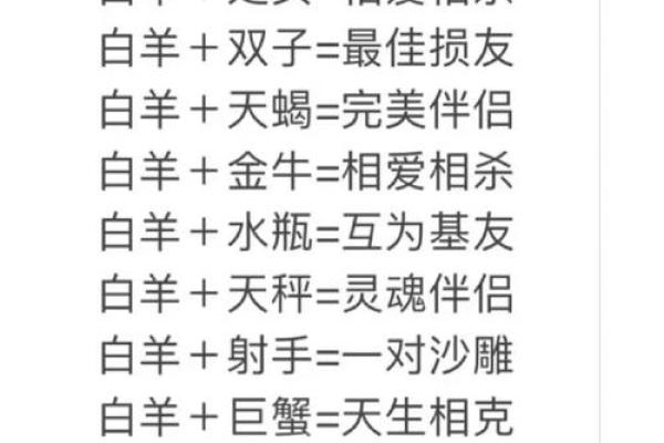 白羊男和射手女配对