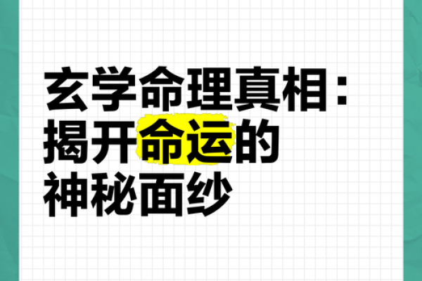 探秘八字算命，揭开你命运的神秘面纱！