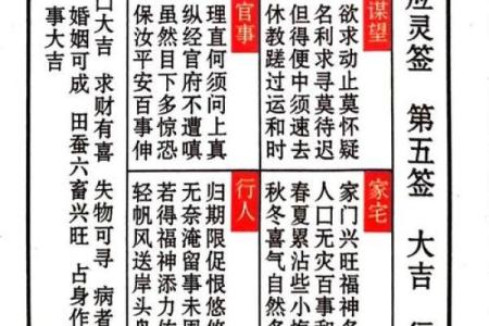 财神爷灵签60签解签大全