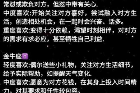 十二星座喜欢一个人的理由