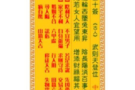 易安居观音灵签第93签