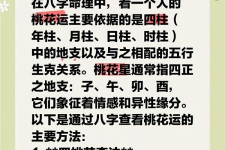 八字桃花