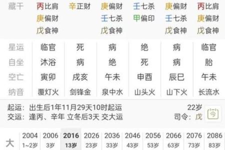 八字从印格