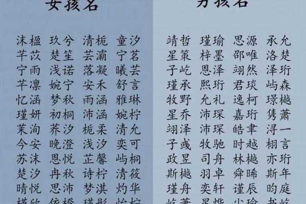男孩八字名字大全-中文起名推荐在线生成工具