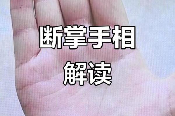 女人断掌手相算命图解