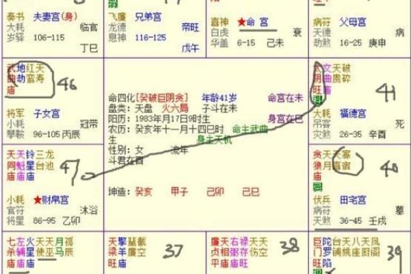 紫薇斗数批流年男顺女逆