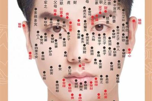 胸部痣相图解算命