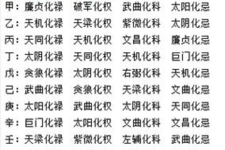 紫薇斗数干的气化
