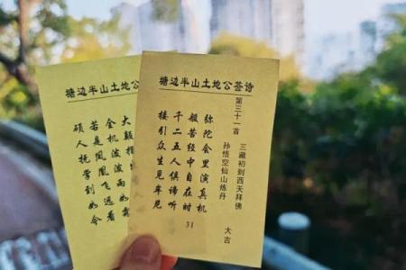 南岳圣帝灵签第一签求姻缘