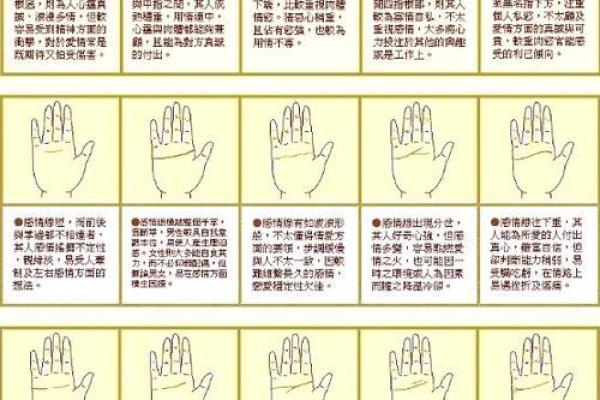 手相算命：几种重要的手纹图解