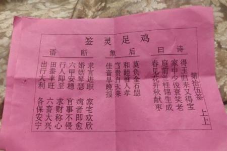 灵签第十三签解释详解