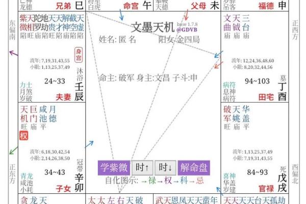 紫微斗数化科入疾厄宫