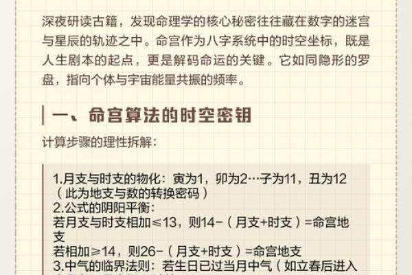 八字未月命宫是什么意思
