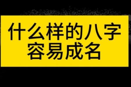 成名八字