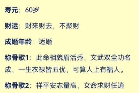 五指长短算命