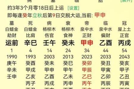 五行排八字