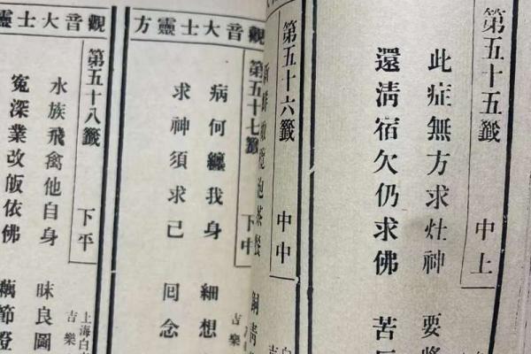 观音灵签91解签疾病