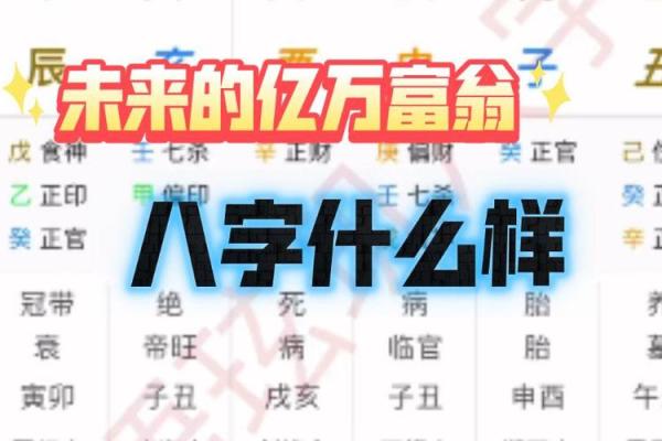 有钱人八字特点