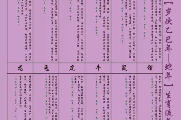 紫薇斗数生肖表