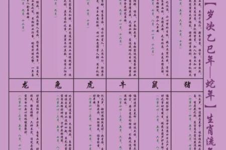 紫薇斗数生肖表
