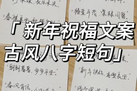 八字贺词