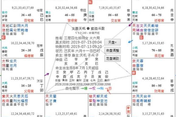 紫微斗数之后天运势－－岁限的分析推断：大限入十二宫人事吉凶简