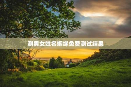 左上角点击测试姓名缘分 输入姓名测缘分？